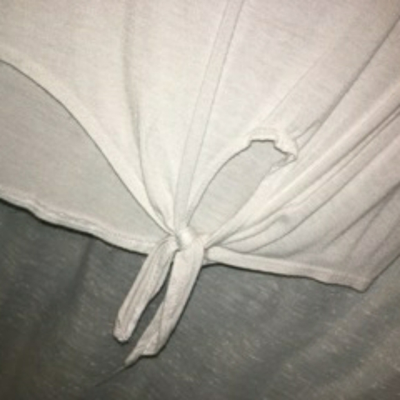 Faded seethru tee with a tie - Picture 6 of 8